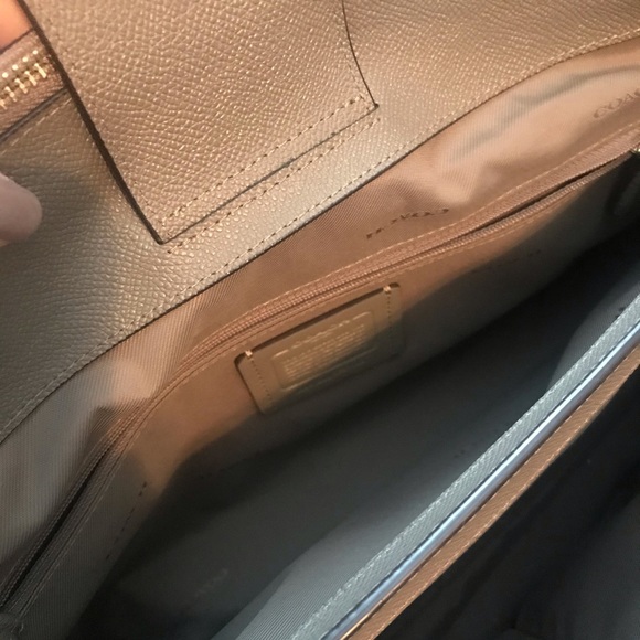 Coach Stanton Carryall Crossgrain Leather Handbag - Picture 10 of 16